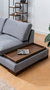 Atelier Del Sofa Sofá Esquinero Izquierdo sin Puf - Gris Oscuro - 193 cm x 313 cm